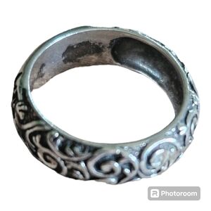 Carolyn Pollock Scrolled Sterling Silver Ring